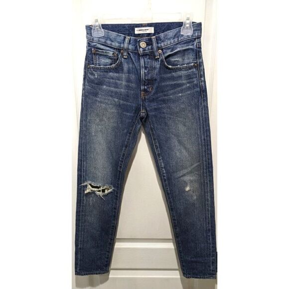 New Moussy | Pittsgrove Tapered Nonstretch Ankle Jeans - Picture 4 of 10